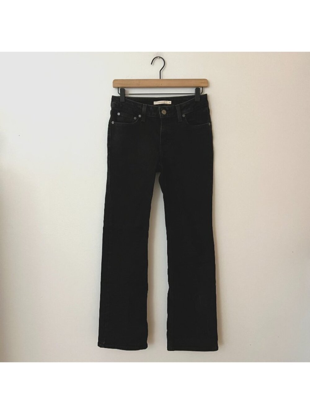 Levi's Superlow Boot Cut Black Jeans Women's Size 26